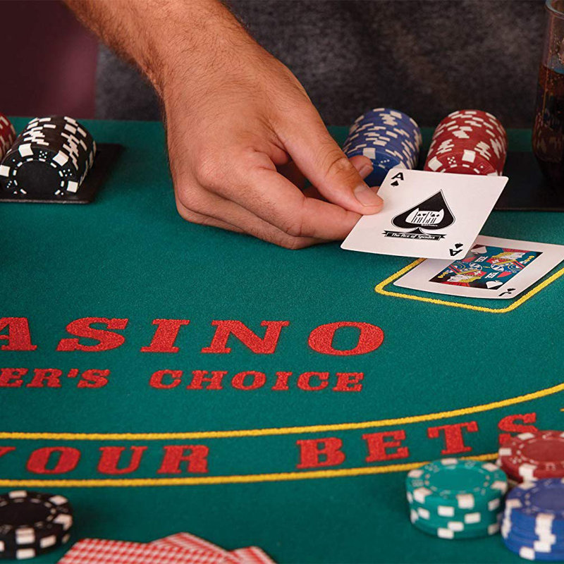 LUCKYREMORE 47" 8 Player Card Table Wayfair